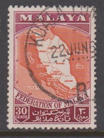 Malaya Sc#83 Used