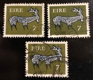 Ireland Scott# 351 VF Used Group of 3 Cat. $8.25