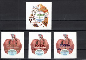 Tonga 1979 MNH Sc 454-8, C259-63, CO156-8