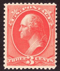 1887 U.S George Washington 3¢ vermillion issue MNH Sc# 214 CV $180.00