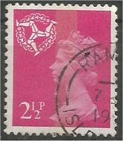 ISLE OF MAN, 1971, used 2 1/2p, Machins ,Scott 8