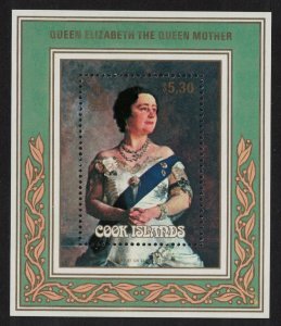 Cook Is. Life and Times of The Queen Mother MS 1985 MNH SG#MS1039