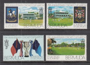 Bermuda 343-346 Cricket MNH VF