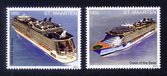 St. Martin Sc# 39-40 MNH Cruise Ships (Part 1)