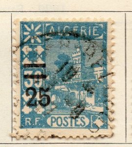 Algeria 1927 Early Issue Fine Used 25c. Surcharged 106897