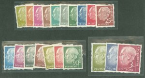 Germany #702-21  Single (Complete Set)