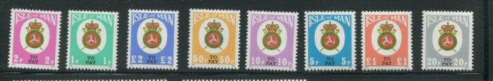 Isle Of Man #J17-24 MNH