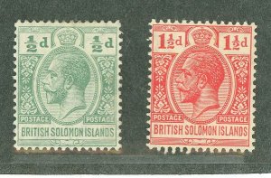 Solomon Islands (British Solomon Islands) #19-20 Unused Single