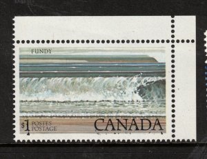 Canada #726ii Extra Fine Never Hinged Inscriptions Doubled