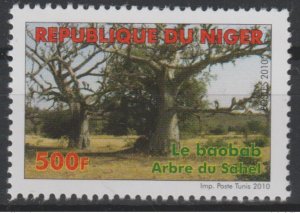 2010 Niger Mi. 2012 Le Baobab Arbre du Sahel Tree Baum MNH 1 val.-