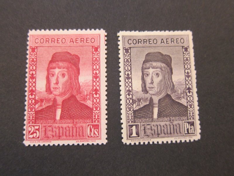 Spain 1930 Sc 36,40 MNH