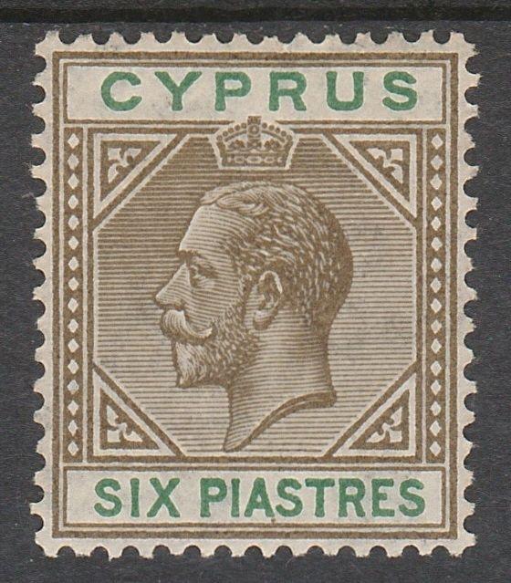 CYPRUS 1921 KGV 6PI WMK MULTI SCRIPT CA 