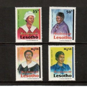 Lesotho 1997 - Christmas Art - Set of 4 Stamps - Scott #1063-6 - MNH