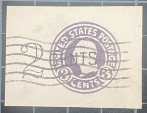 US Stamps- SC# U446 - Used - SCV = $10.00