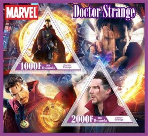 Stamps.Cinema.Marvel  1+1 sheets perf 2021 year  NEW