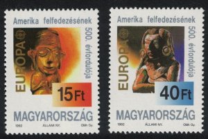 Hungary 500th Anniversary of Discovery of America by Columbus 2v 1992 MNH