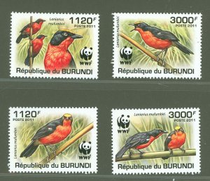 Burundi #917-920 Mint (NH) Single (Complete Set) (Fauna)