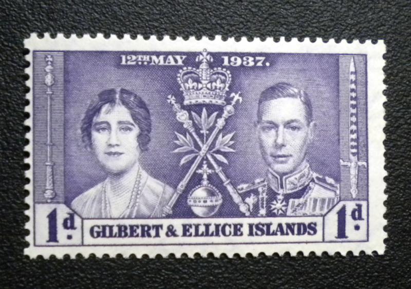 GILBERT AND ELLICE ISLANDS 1937. SCOTT # 37. UNUSED