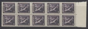 Iceland, Scott 218a, MNH block of ten