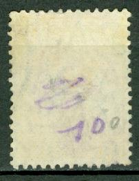 AUSTRALIA  Scott 100 the 5 shillling  Kangaroo Map stamp CV$150