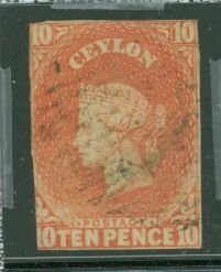 Ceylon #10v  Single