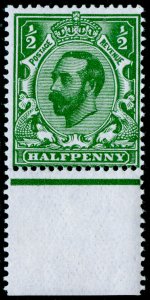 SG323 SPEC N1(4), ½d bluish green, NH MINT. Cat £400. DIE A. RPS CERT.