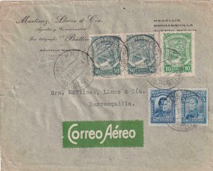 1924, Medellin to Barranquilla, Colombia, SCADTA, See Remark (43898)