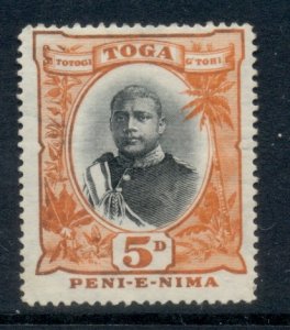 Tonga 1897-1934 Pictorial George II 5d MLH