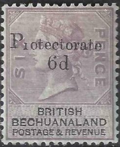 Bechuanaland Protectorate 1888 SC 65 MLH 