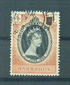 Barbados sc# 234 used cat value $.25