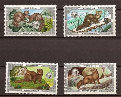 Mongolia - Mi. 1772-75 (Animals)  - MNH - M1941