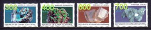 EQUATORIAL GUINEA — SCOTT 206-209 — 1994 MINERALS SET — MNH — SCV $17