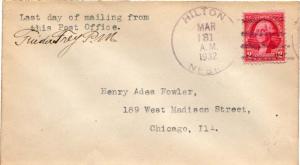 United States Nebraska Hilton 1932 4c-bar  1910-1932  Philatelic.