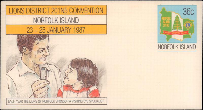 Norfolk Islands, Postal Stationery