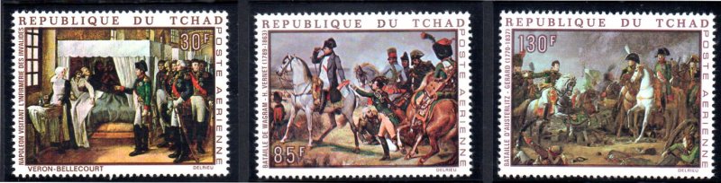 CHAD C57-C59 MNH SCV $8.20 BIN $4.90 MILITARY