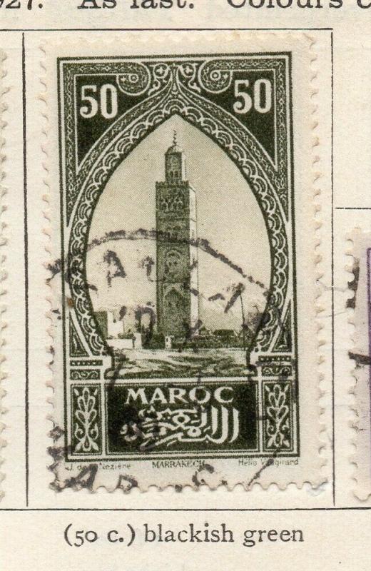 Morocco 1927 Early Issue Fine Used 50c. 309619