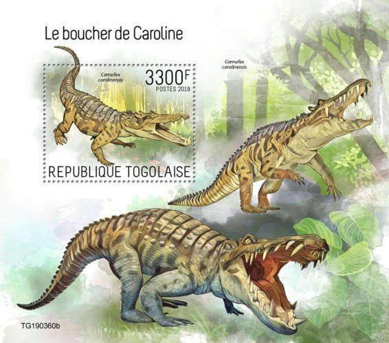 TOGO - 2019 - Carolina Butcher - Perf Souv Sheet - MNH