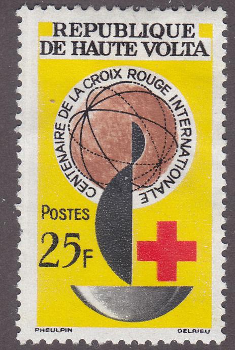 Burkina Faso 127 Intl. Red Cross, Centenary 1963