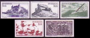 Sweden Tourism 5v SG#965/69 MI#1028-1032