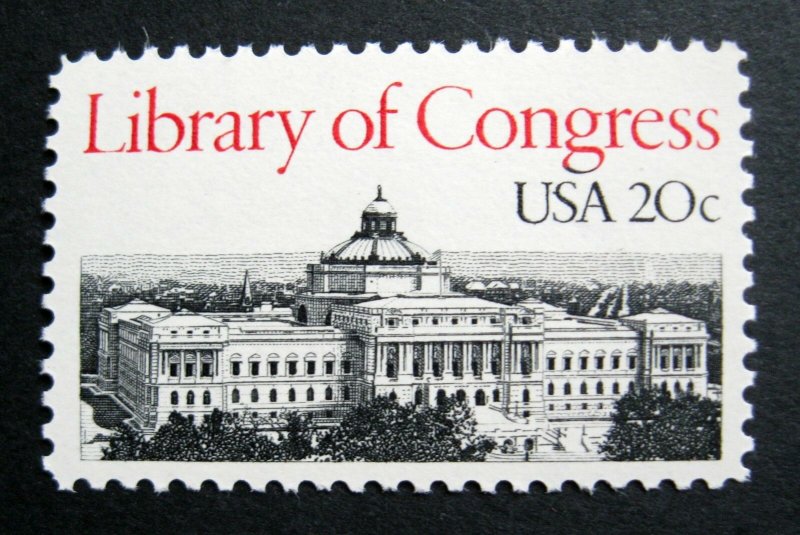 Sc # 2004 ~ 20 cent Library of Congress Issue