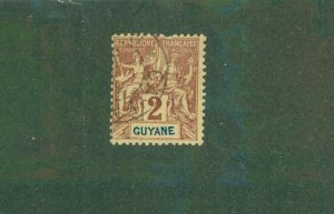 FRENCH GUIANA 33 USED BIN $1.45