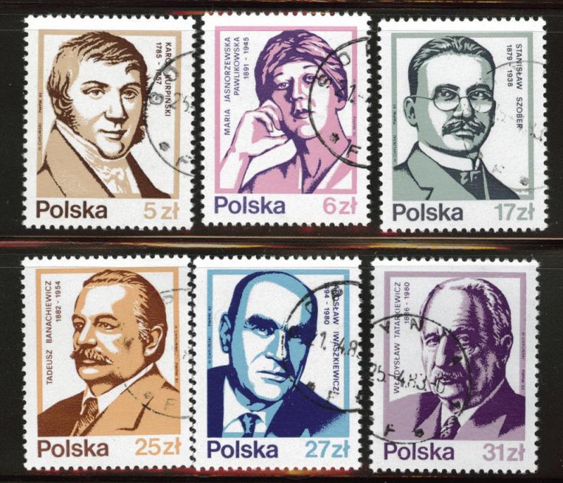 Poland Scott 2562-67 Used CTO 1983 set 