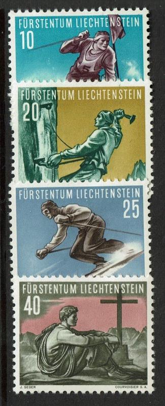 Liechtenstein SC# 289-292, Mint Hinged, Hinge Remnant - S3032