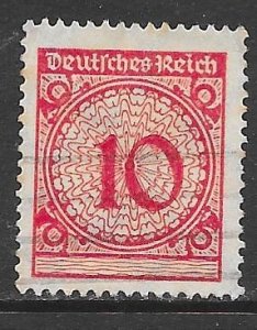 Germany 325: 10pf Numeral, used, F-VF