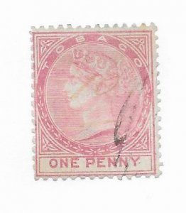 Trinidad & Tobago #1 Used - Stamp - CAT VALUE $90.00