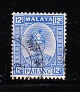 Album Treasures Malaya-Pahang Scott # 36  12c Sultan Abu Bakar VF Used CDS