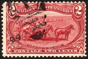 1898, US 2c, Trans-Mississippi, Used, Sc 286