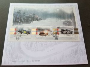 Norway Motorsport 2007 Sport Car Racing Winter Games (FDC) *silver foil *unusual