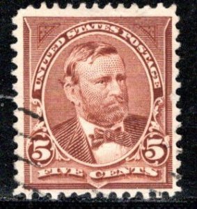 United States Scott # 255, used