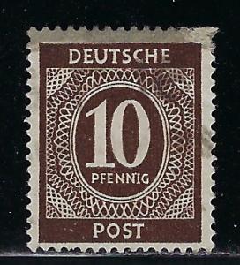 Germany AM Post Scott # 537, used